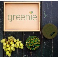 Greenie Food Cover Shweshwe - Green 6 Pack